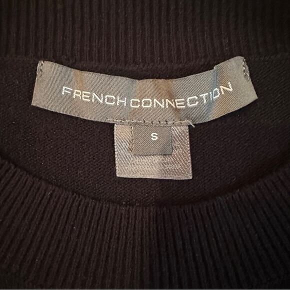 French Connection Multicolor‎ Striped Ribbed Pullover Long Sleeve Sweater Sz S - Picture 5 of 10